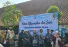 Polsek Cijeungjing Hadir di Gelaran Pentas Seni, Berikan Kenyamanan Warga Masyarakat