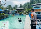 Patroli Objek Wisata Polres Ciamis Tingkatkan Keamanan Pengunjung di Kolam Renang Jaga Baya Cadas Ngampar