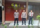 Pengamanan Ibadah Umat Kristiani di Gereja Kristen Indonesia Ciamis Berjalan Aman dan Kondusif