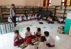 Polsek Lakbok Polres Ciamis Monitoring Launching Program Pelayanan Pemenuhan Gizi SPPG di Desa Sindangangin