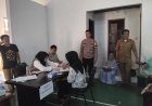 Polsek Cikoneng Polres Ciamis, Monitoring Penyerahan Sertifikat PTSL di Desa Gunungcupu