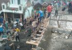 *Humanis, Polsek Cikoneng Polres Ciamis Bantu Kegiatan Pembangunan MI PPI 80*
