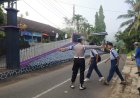 Polsek Sukadana Laksanakan Gatur Pagi Demi Kelancaran dan Keselamatan Pengguna Jalan