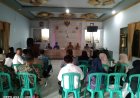 Polsek Kawali Datang Sampaikan Himbauan Kamtibmas di Rakor Tingkat Desa Rawa Lumbung