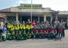 Polsanak, Makopolsek Ciamis Diserbu Anak-Anak Dua TK di Kecamatan Baregbeg