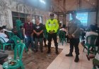 Polsek Cihaurbeuti Patroli Kamtibmas ke Lokasi Nobar Persib di Wilayah Kecamatan Cihaurbeuti