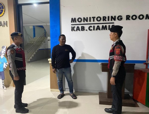 Cipkon Kamtibmas, Sat Samapta Polres Ciamis Patroli Dialogis ke Kantor Dishub Ciamis