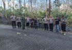 Polsek Cisaga Bersama TNI dan Masyarakat Bergerak Cepat Tangani Kebakaran Hutan di Dua Desa