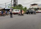 Polsek Banjarsari Hadir di Pagi Hari, Kawal Kelancaran Arus Lalu Lintas melalui Strong Point