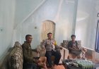 Bhaninkamtibmas Sambangi Bakal Calon Kepala Desa Bangunharja, Polsek Cisaga Perkuat Cooling System Jelang Pilkades